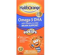 Haliborange Kids Omega-3 with Vitamins 90 Orange Chewable Fruit Burst Capsules