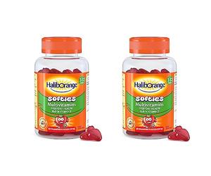 Haliborange Multivitamins Strawberry Fruit Softies, Gummy, 60 Multivitamins (Pack of 2)