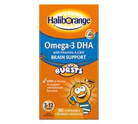 Haliborange Omega 3 DHA Brain Support Burst Orange 90 Capsules