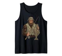 Halibut Bigfoot Fisher Tank Top