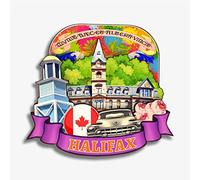Halifax 534 Handmade 3D Wooden Fridge Magnet Travel City Souvenirs Home Decor