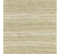 Halifax Oak White 14mm Self-Adhesive Furniture Screw Hole Cover Caps 25 Pcs, Acrylic, Durable, Thin, Perfect for Shelves, Camlock, Confirmates, Egger Compatible