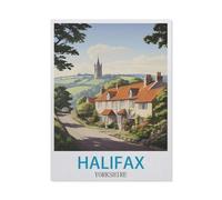 Halifax Yorkshire，Jigsaw Puzzles for Adults 1000 Piece Jigsaw Puzzles for Adult Educational Game Challenge Toy 1000 Pieces Puzzle for Adults Kids.Educational Games Home Decoration（38x26cm）-HC8