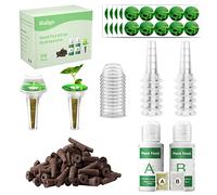 Haligo 128 pcs Seed Pod Kit for Aerogarden, Grow Anything Kit for Hydroponics, Hydroponics Supplies with 50 Grow Sponges, 50 Pod Labels, 12 Baskets, 12 Planting Domes, Compatible with IDOO, QYO, LYKO