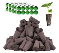 Haligo Square Capsules for Hydroponic Growing System, 50 Square Growing Sponges with 50 Capsule Labels Replacement Parts Compatible with IDOO, QYO, LYKO (Square)