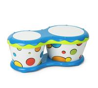 Halilit Baby Bongo Drum. Light & Robust Kids Toy Musical Instrument. 5 Pitches. Promotes Hand-Eye Coordination & Motor Skills. 12 months+ Colours vary, 1 Count (Pack of 1)