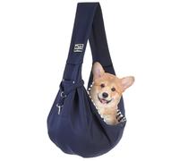 Halinuia Shoulder Bag for Dogs, Handsfree, Small Dogs, Breathable, Reversible, for Small Medium Pets up to 7 kg, Outdoor, Travel, Metro