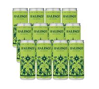 Halisco Lime Seltzer - 12 Pack - Sparkling Agave Spirit Drink - 250ml Cans - 4.5% ABV - 60 Calories - Gluten-Free, Vegan, and Naturally Flavoured
