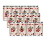 Halisco Strawberry Margarita - 12 Pack - Ready-to-Drink Premium Cocktails - 150ml Cans - Vegan & Gluten-Free - Natural Ingredients - 6.7% ABV