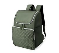 Halivita Cooler Backpack Insulated Leak Proof 33 Cans, Waterproof Hiking Backpack Cooler Soft Cooler Bag Lunch Backpack for Picnic Camping, Green