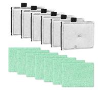 Haliya CF1 Filter 7 Month Service Kit, 10mm Thick Algaway Pads Compatible with Interpet CF1 Filter - Fish Tank Filter Cartridges Kit for Aquarium, Replacement Pack (7+7)