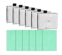 Haliya CF1 Filter Service Pack 6 Month - 6+6pc Replacement Kit Compatible with Interpet Filter - Fish Tank Filter Cartridges for Aquarium - Compatible with Interpet CF1 Filters