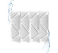 Haliya Replacement Filter Cartridge Compatible With Fluval Flex 2.0 Aquarium, Fish Tank Filter Cartridges, love fish filter cartridges, Carbon Impregnated Media, Removes Odours & Debris, 4-Pack