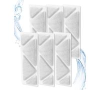 Haliya Replacement Filter Cartridge Compatible With Fluval Flex 2.0 Aquarium, love fish filter cartridges, Fish Tank Filter Cartridges, Carbon Impregnated Media, Removes Odours & Debris, 6-Pack