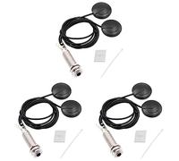 HALIYY 3X Guitar Pickups Acoustic Electric Piezo Transducer Microphone Contact for Guitar Violin Ukulele Mandolin Banjo Cello