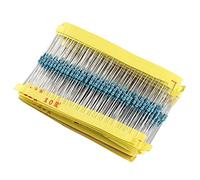 HALJIA 1/4W Ceramic Metal Film Resistors Kit Set 30 Values (10ohm - 1Mohm) x 20Pcs (600 Pcs)
