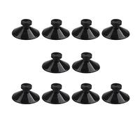 HALJIA 10PCS Rubber Family Aquarium Fish Tank Bowl Tools Suction Cups Suction Cup Clip Sucker for Aquarium Fish Tank Pump Black 27mm