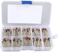 HALJIA 200 Pcs 10 Value 1W Zener diode Assorted Kit Set, Model: 1N4728 1N4729 1N4730 1N4731 1N4732 1N4733 1N4734 1N4735 1N4736 1N4737