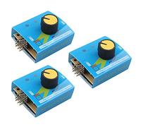 HALJIA 3PCS 3 Mode Multi RC Servo Tester 3CH ECS Speed Current Controller 4.8-6V CCPM Consistency Master Checker with Reverse, 15mA Meter Server Test Servo Centering Tool for Plane Helicopter Car