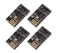 HALJIA 4PCS ESP8266 ESP-01S Serial WIFI Wireless Transceiver Module with 1MB Flash Support LWIP AP+STA Compatible with Arduino UNO R3 Mega2560 Raspberry Pi DC 3.0-3.6V
