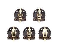 HALJIA 5Pcs CR1220 LIR1220 Horizontal Coin Button Cell Battery Socket Holder Container Case Brown