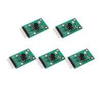 HALJIA 5Pcs Five Direction Navigation Button Module DIY Electronic PCB Board for MCU AVR Game 5D Rocker Joystick Independent Keyboard Switch Button Single Chip Compatible with Arduino Module