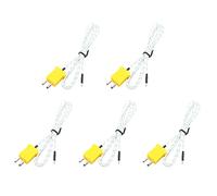 HALJIA 5PCS K Type Temperature Sensor Thermocouple Probe Digital Temperature Sensor Wire Thermometer Measure Range -50-400°C Cable Length Approx. 1m / 3.3Ft