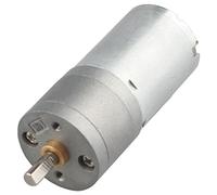 HALJIA DC 12V 100RPM High Torque Permanent Magnetic DC Gear Motor Micro Gear Box Motor Speed Reduction Electric Gearbox Eccentric Output Shaft