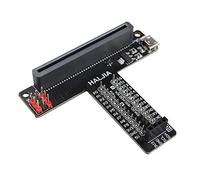 HALJIA GPIO Expansion Board T-type for BBC Microbit T Adapter Breakout Board Microcontroller DIY Coding kit Compatible with BBC Micro:bit V2, V1 Controller Board (Without Micro bit)
