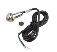 HALJIA Hall Effect Proximity Sensor Switch PNP 3-Wires with Magnet Normal Open 5-24VDC 320KHZ