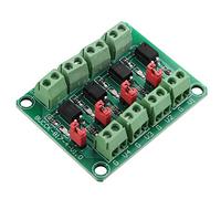 HALJIA PC817 4 Channel Optocoupler Isolation Board Voltage Control Converter Adapter Module 3.6-30V Driver Photoelectric Isolated Module PC 817