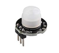 HALJIA SR602 MINI Motion Sensor Detector Module Micro SR602 Pyroelectric Infrared PIR Kit Sensory Probe Switch with Sensing Distance up to 5 Meters Compatible with Arduino DIY With Lens