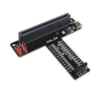 HALJIA T-type GPIO Expansion Board for BBC Microbit T Adapter Breakout Board Programmable STEM Educational Learning Kit Compatible with BBC Micro:bit V2, V1 Controller Board (Without Micro bit)