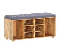 Hall Bench 100X35X47 Cm Solid Mango Wood