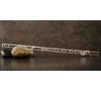 Hall Crystal Flute 11009 - Inline Glass Piccolo in D - White Dragon