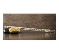 Hall Crystal Flute 11209 - Inline Glass Piccolo in C - White Dragon