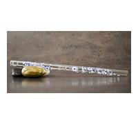 Hall Crystal Flutes 11216 Pattern Key C Piccolo - Blue Delft