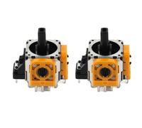 Hall Effect 3D Rocker Analog Joystick Sensor Module Replacement for Game Controller 2pcs, Made of Premium Wear Proof Metal and ABS Materials