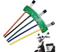 Hall Effect Current Sensor - Hall Sensor Circuit Board for Vehicles Motor,Hall Plate Component, PCB Hall Sensor, Integrated Hall Sensor PCB with Cable for E-Bikes