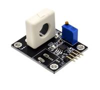 Hall Effect Current Sensor Module for Overcurrent and Short Circuit Protection, 70A DC/50A AC Detection Range, Analog & TTL Output, 3-5V Supply, Compatible with Microcontrollers