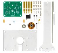 Hall Effect Electromagnetic Swing Diy Kit For Teaching Training Oscillator Welding Practice Physics Education Tool Acrylic Metal Transparent Structure 5v Dc Power Led Flashing Demonstration Set(A)