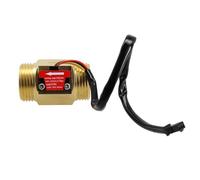 Hall Effect Liquid Water stream Sensor Switch with Hall and Effect crafted from Stainless Steel The water-proof design along with the stainless steel shaft (flow meter)