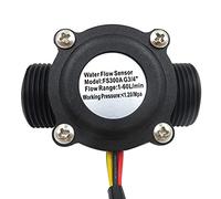 Hall Effect Sensor, 2PCS 3/4" Water Flow Sensor, Control Hall Effect Flowmeter, Low Meter Flowmeter Counter, High Precision Sensor Switch Hall Effect Sensor
