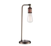 Ensora Lighting Mateo Table Lamp, Orange