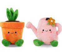 Hall-Mark Better Together Watering Can And Plant Pair Soft Toy Set Of 2 Gift Mothers Day, Birthday, Valentines Day, Anniversary