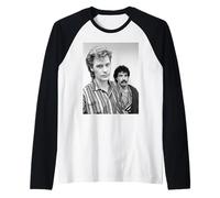 Hall & Oates In London 1982 By Virgina Turbett Raglan Baseball Tee