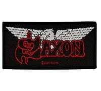 Halle 15 Clothes Saxon Logo Eagle Sew-On Patch Woven & Licensed, multicoloured, S