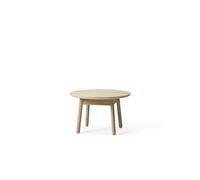 +Halle Nest Dining Table Ø65xH41 White Pigmented Oak