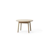 +Halle Nest Dining Table Ø75xH51 White Pigmented Oak