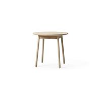 +Halle Nest Dining Table Ø75xH70 White Pigmented Oak